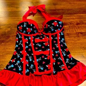 Red Love Sick Corset